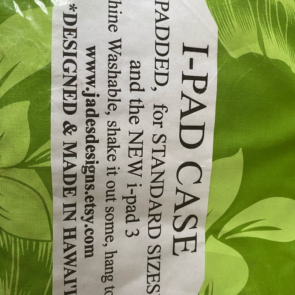 Tropical iPad case